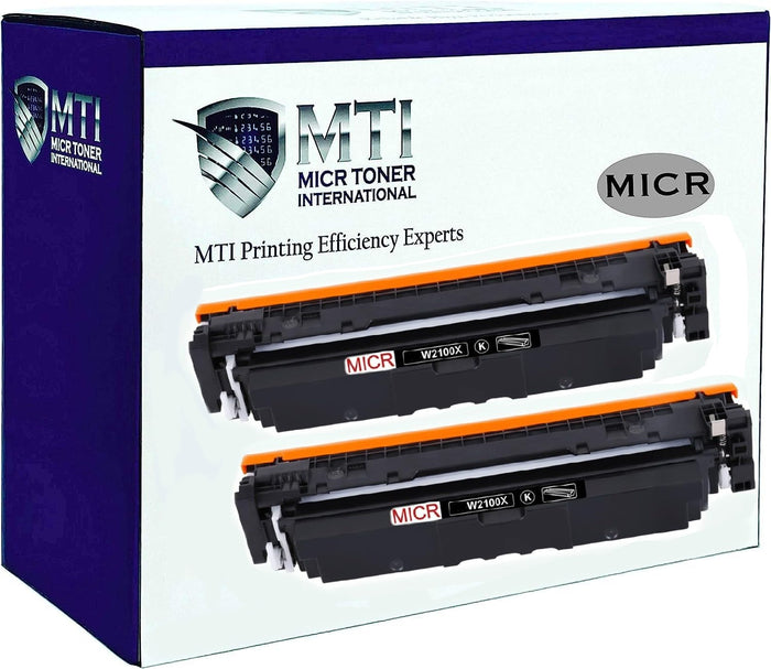 MTI 210X Compatible HP W2100X MICR Toner Cartridge (2-Pack)