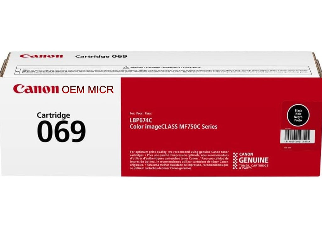 Canon 069 OEM Modified MICR Cartridge | MICR Toner International