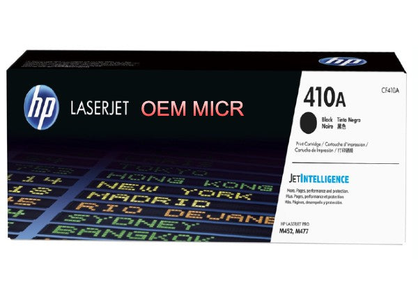 HP 410A OEM Modified CF410A MICR Toner Cartridge