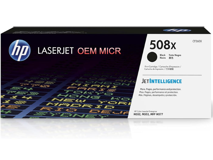 HP 508X OEM Modified CF360X MICR Toner Cartridge (High Yield)