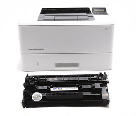 HP M402n Renewed LaserJet Pro Check Printer with 1 MTI 26A MICR Cartridge