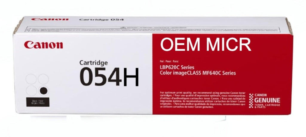 Canon 054H OEM Modified CRG-054H MICR Cartridge (High Yield