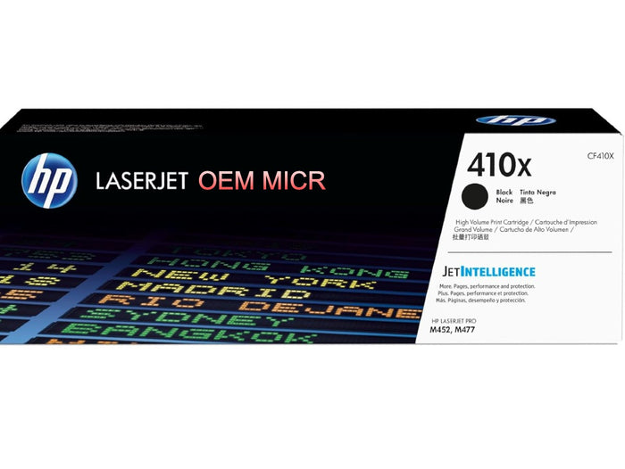 HP 410X OEM Modified CF410X MICR Toner Cartridge (High Yield)