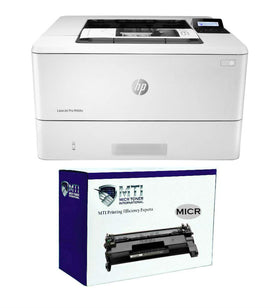 HP M404n LaserJet Pro Printer and 1 CF258A MTI MICR Cartridge