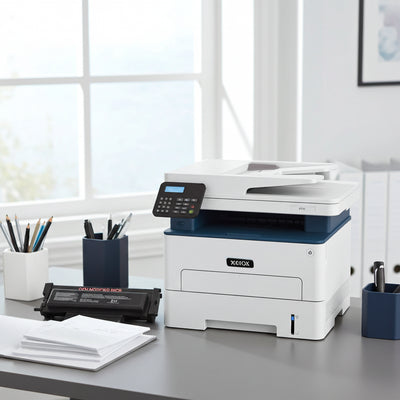 Xerox B225DNI Check Printer with 006R04399 OEM Modified MICR Cartridge