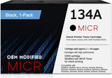 HP 134A W1340A OEM Modified MICR Toner Cartridge