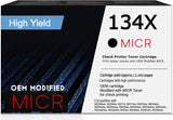 HP 134X W1340X OEM Modified MICR Toner Cartridge (High Yield)