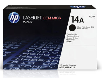 HP 14A OEM Modified CF214A MICR Toner Cartridge (2-Pack)