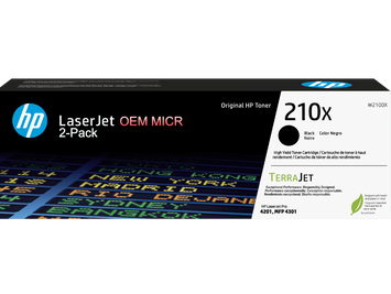 HP 210X OEM Modified W2100X MICR Cartridge (High Yield, 2-Pack)