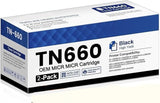 Brother TN660 OEM Modified TN-660 MICR Toner Cartridge (Pack of 2)
