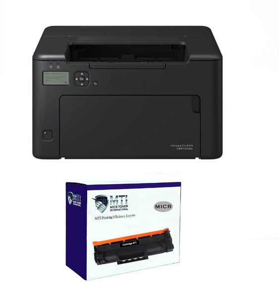 Canon imageCLASS LBP122dw Wireless Check Printer with 1 MTI 071 MICR Cartridge