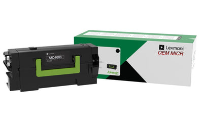 Lexmark 58D1000 OEM Modified MICR Toner Cartridge