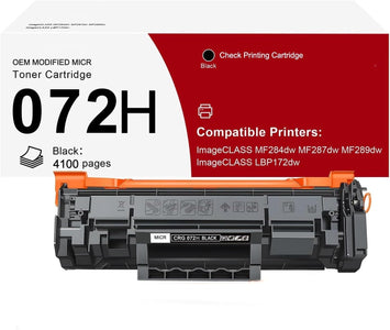 Canon 072H OEM Modified MICR Toner Cartridge (High Yield)