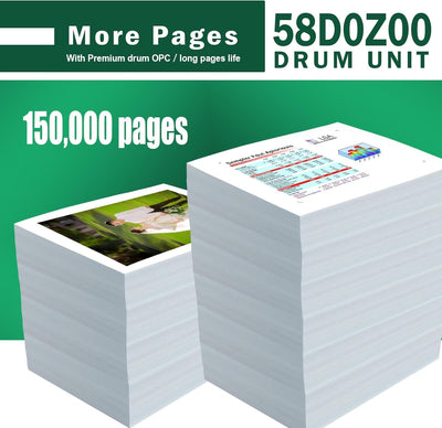 Lexmark 58D0Z00 OEM Modified Imaging Drum Unit