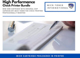 HP M110w LaserJet Check Printer Bundle with 141A Modified OEM MICR Cartridge