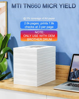 MTI TN660 Compatible Brother TN-660 MICR Cartridge (High Yield)