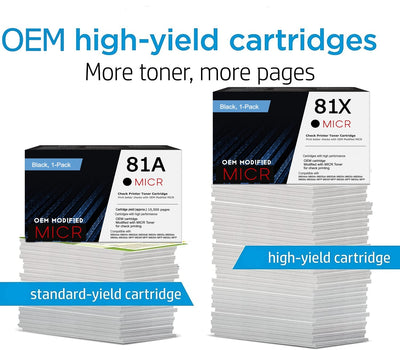HP 81A OEM Modified CF281A MICR Toner Cartridge