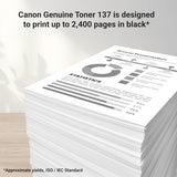 Canon 137 OEM Modified 9435B001AA MICR Toner Cartridge (2-Pack)