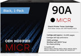 HP 90A OEM Modified CE390A MICR Toner Cartridge