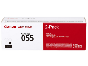 Canon 055 OEM Modified 3016C001 MICR Toner Cartridge (2-Pack)