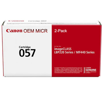 Canon 057 OEM Modified 3009C001 MICR Toner Cartridge (2-Pack)