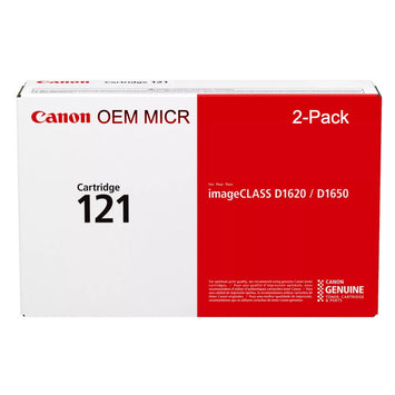Canon 121 OEM Modified 3252C001 MICR Toner Cartridge (2-Pack)