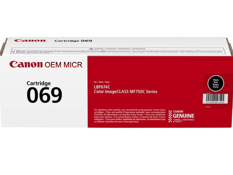 Canon 069 OEM Modified MICR Cartridge | MICR Toner International