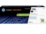 HP 138X OEM Modified W1380X MICR Toner Cartridge (High Yield)