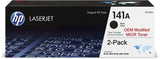 HP 141A OEM Modified MICR HP W1410A Toner Cartridge (2-Pack)