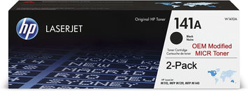 HP 141A OEM Modified MICR HP W1410A Toner Cartridge (2-Pack)