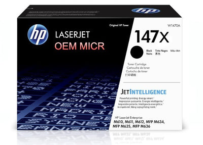 HP 147X OEM Modified W1470X MICR Cartridge (High Yield)