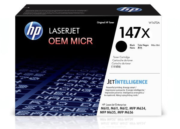 HP 147X OEM Modified W1470X MICR Cartridge (High Yield)