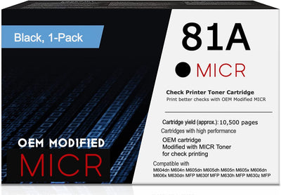 HP 81A OEM Modified CF281A MICR Toner Cartridge
