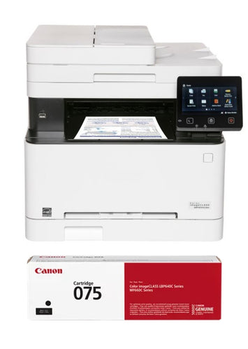Canon imageCLASS LBP646cdw Wireless Printer with 1 OEM Modified 075 MICR Toner Cartridge