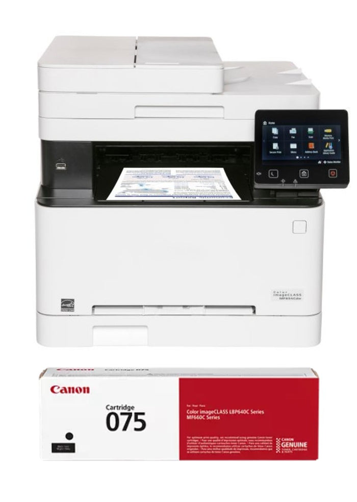 Canon imageCLASS LBP646cdw Wireless Printer with 1 OEM Modified 075 MICR Toner Cartridge