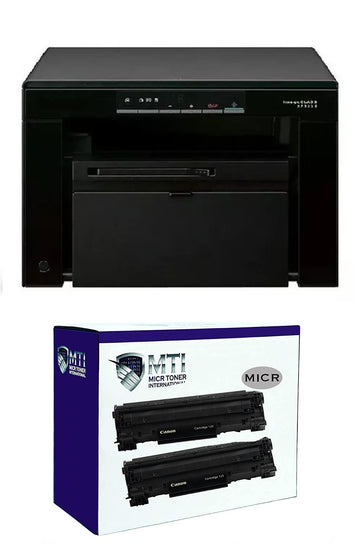 Canon MF3010VP imageCLASS Check Printer with 2 MTI Compatible 125 MICR Cartridges