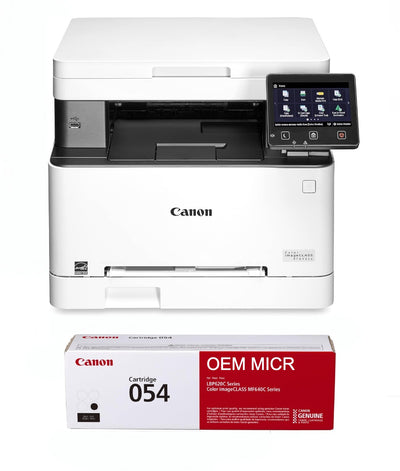 Canon MF641Cw imageCLASS Check Printer with 1 OEM Modified 054 MICR Cartridge