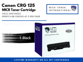 MTI CRG 125 MICR Toner Cartridge