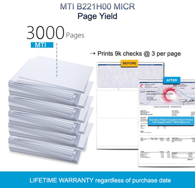 MTI B221H00 Compatible Lexmark MICR Cartridge (High Yield)