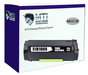 MTI 51B1000 MICR Toner for Lexmark MS / MX series for 317 / 417 / 517 / 617 Check Printing Cartridges