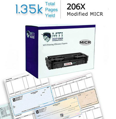 HP 206X OEM Modified W2110X MICR Toner Cartridge (High Yield)