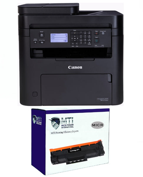 Canon imageCLASS MF273dw Wireless Check Printer with 1 MTI 071 MICR Cartridge