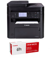 Canon imageCLASS MF275dw Check Printer with 1 OEM Modified 071 MICR Cartridge