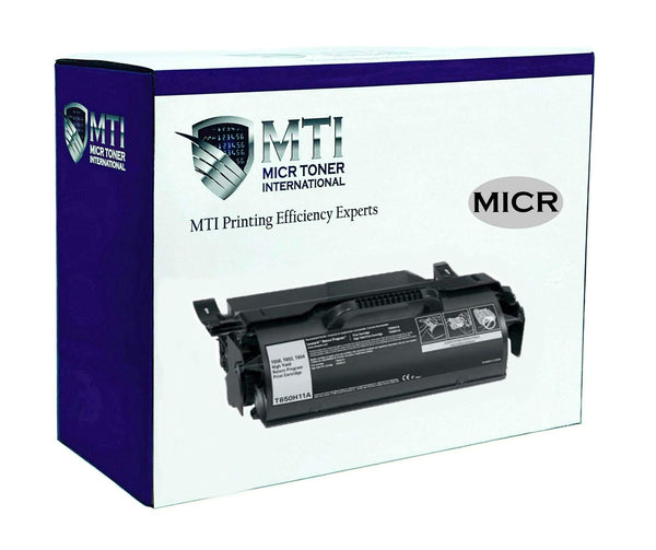 MTI T650 U.S. Reman Lexmark T650H11A MICR Toner Cartridge