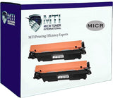 MTI 218A MICR W2180A Compatible MICR Toner Cartridge (2-Pack)