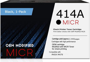 HP 414A OEM Modified W2020A MICR Toner Cartridge