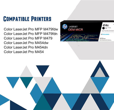HP 414X OEM Modified W2020X MICR Toner Cartridge (High Yield)