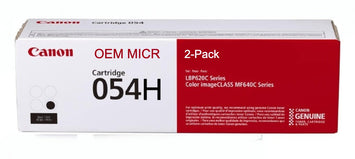 Canon 054H OEM Modified CRG-054H MICR Cartridge (High Yield, 2-Pack)