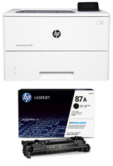 HP M506n LaserJet Enterprise Printer and 1 OEM MICR Cartridge (Renewed)