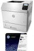 HP M601n Enterprise Printer and 1 90A OEM MICR Cartridge (Renewed)